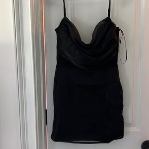 Superdown black mini dress